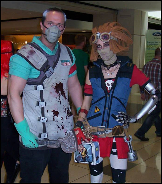 Photo by Unknown?! Lil Red Rogue as Gaige, Ix as Dr. Zed. 