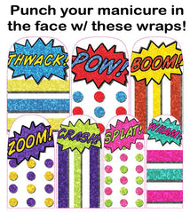 Espionage Cosmetics Comic Nail Wraps 