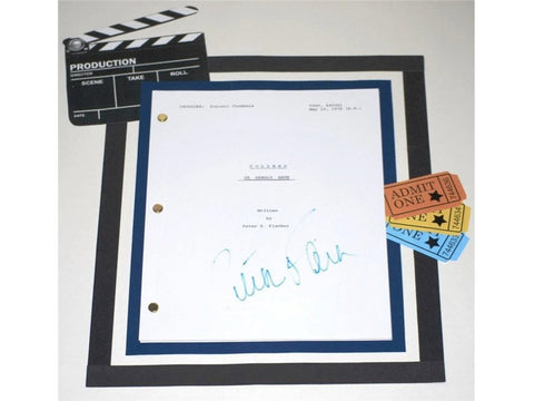 Columbo "In Deadly Hate" 1976 Episode TV Script Autographed: Peter Falk