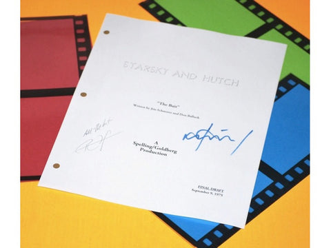 Starsky and Hutch Episode "The Bait" Autographed: Paul Michael Glaser, David Soul