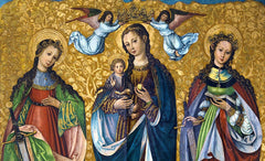 Mary and Child with Saints Felicity and Perpetua (Sacra Conversazione) | Anonymous 