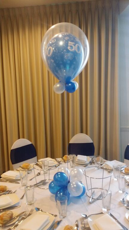 Balloon In Balloon Table Centerpiece