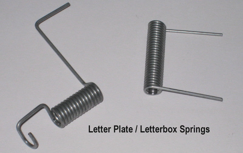 2 types of Letter Plate or Letterbox Springs