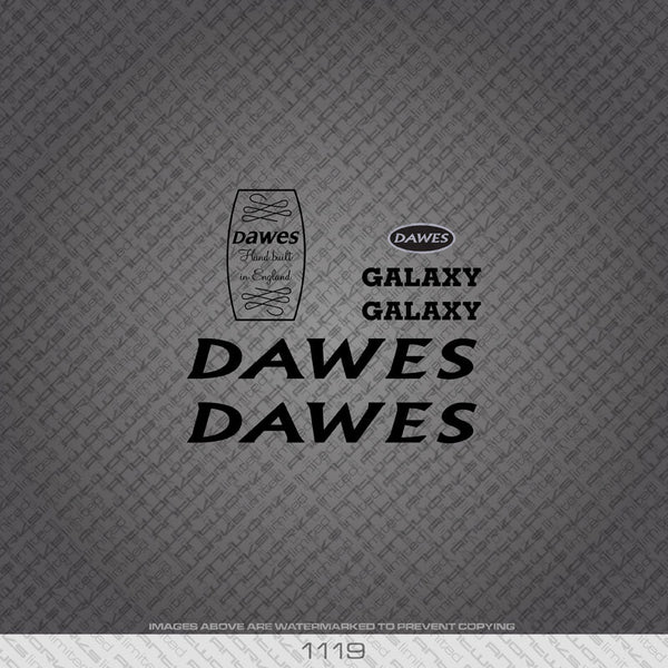 Dawes Super Galaxy Gold Decals-Transfers-Stickers #6 