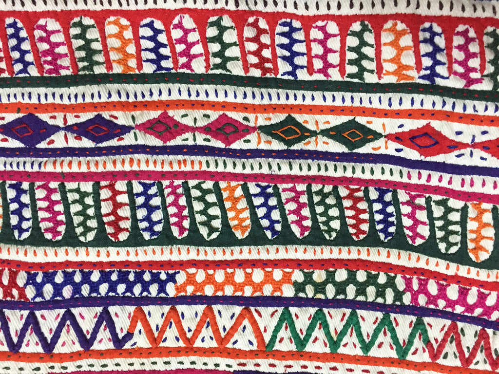 embroidery stitching india - pallu design