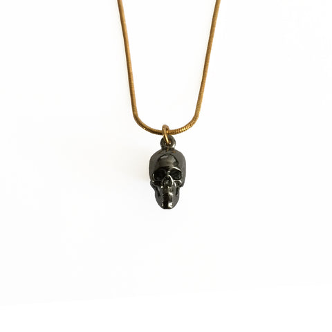 Lonely skull pendant Roz Buehrlen jewellery