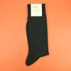 Tabio Pin Dot Mid Calf Socks - Charcoal Mint Green