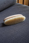 Horsehair Shoe Polish Brush - Made in Japan by Shoji Works (Blue)