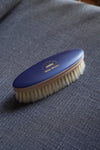 Horsehair Shoe Polish Brush - Made in Japan by Shoji Works (Blue)