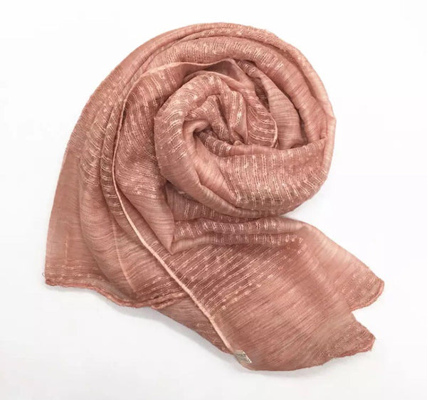 blush pink shawl