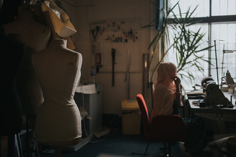 Ethical sewing manufacturing studio FabricWorks London