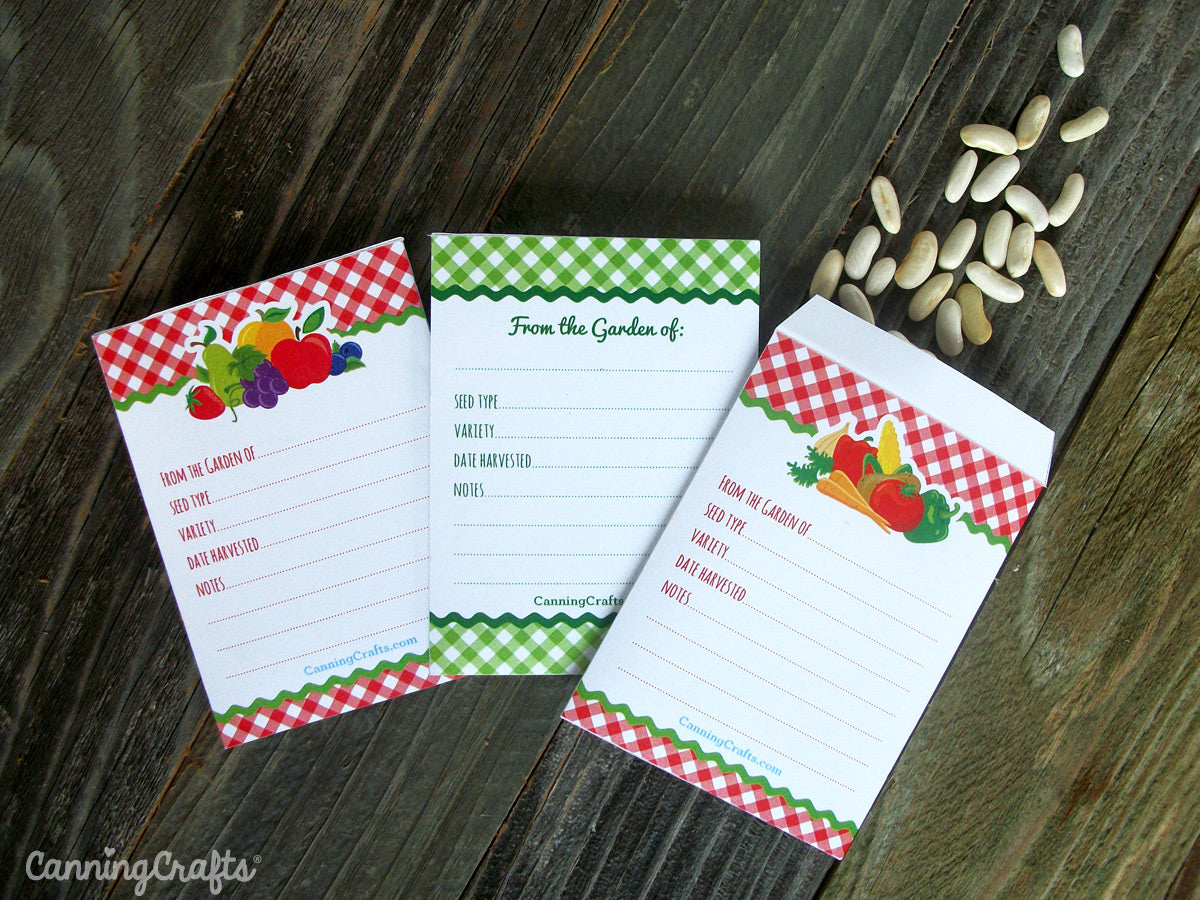 Free Printable Seed Saver Packet from CanningCrafts.com