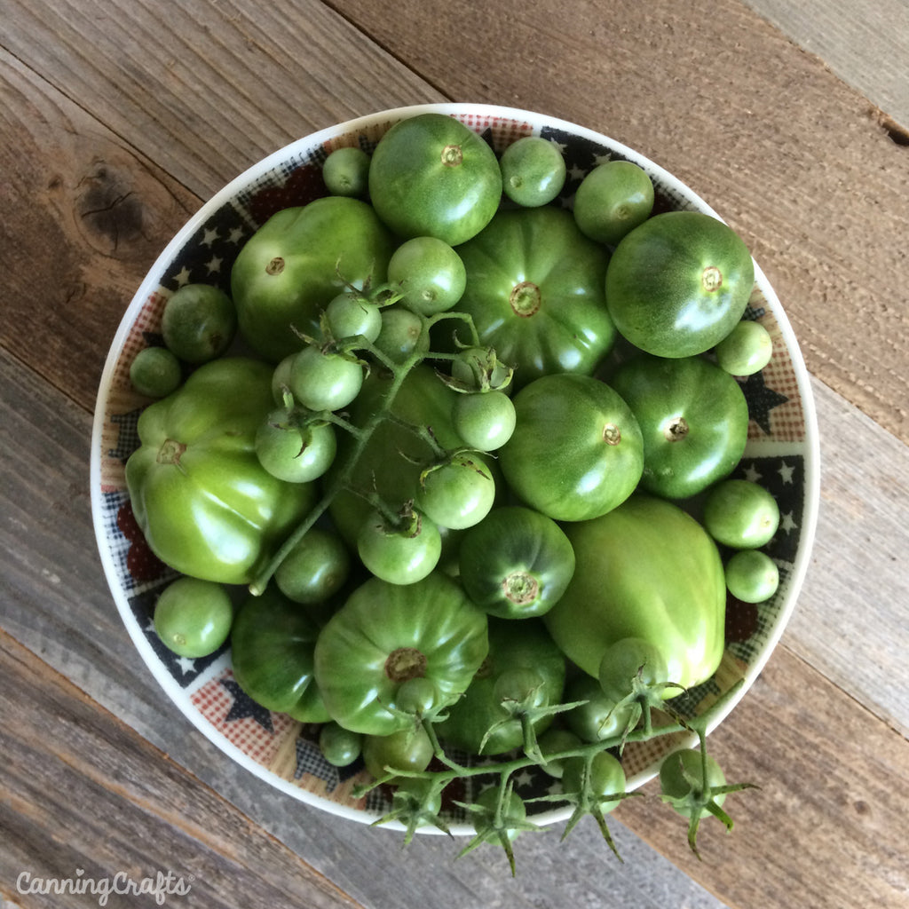 CanningCrafts garden 2018: Green Tomatoes