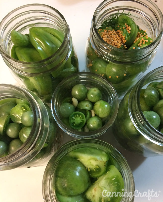 CanningCrafts garden 2018: Canning Green Tomatoes