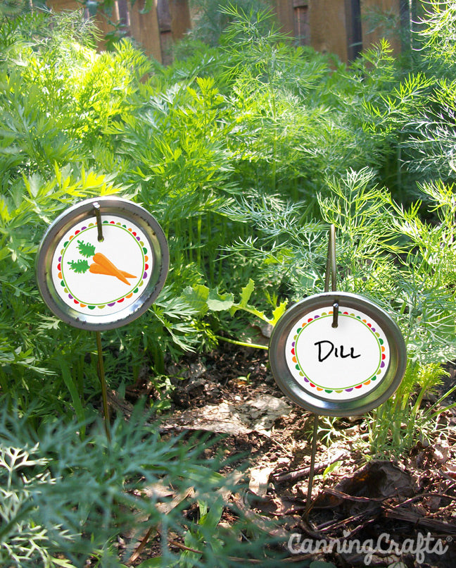 Free Printable Garden Markers for Carrots | CanningCrafts.com