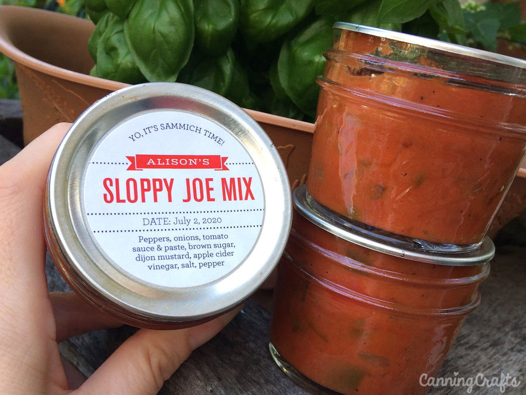 Sloppy Joe Starter Canning Recipe | CanningCrafts.com