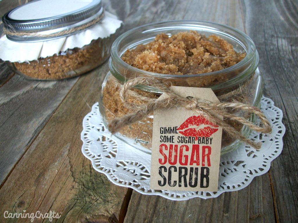 Gimme Some Sugar Baby Valentine's Day Sugar Scrub with printable tag