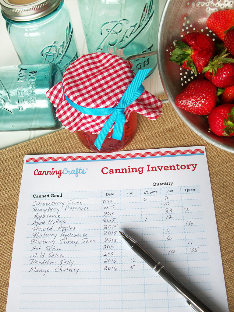 canning inventory chart