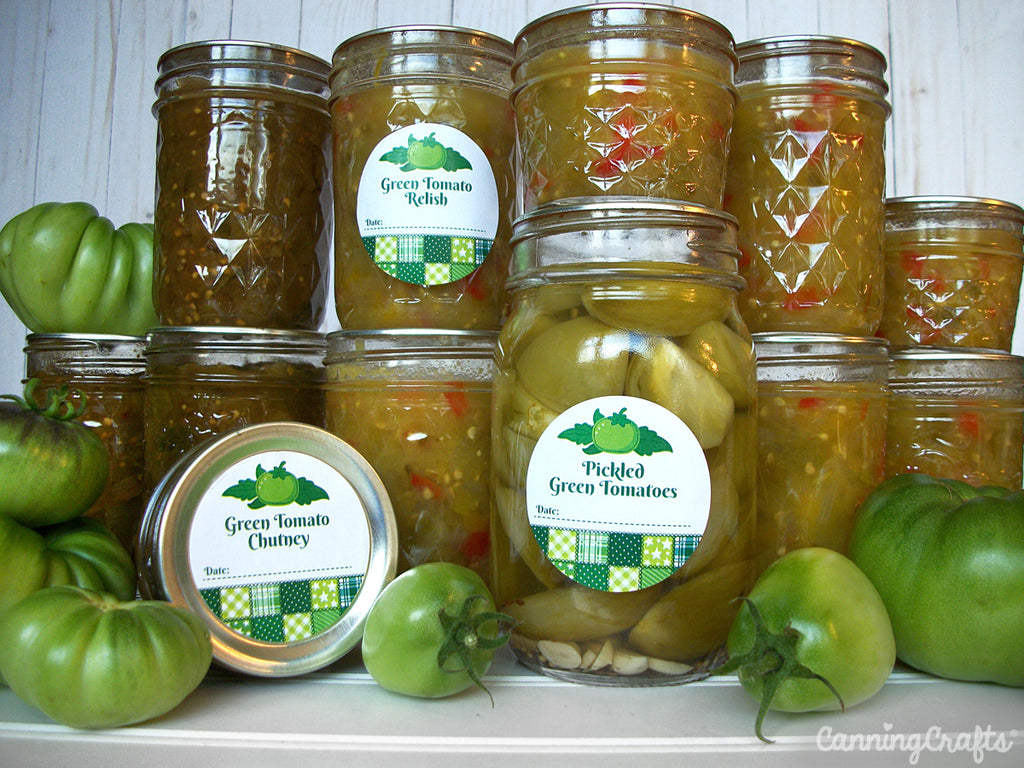 Garden 2019: Canning Green Tomatoes for pickles, relish, & chutney | CanningCrafts.com