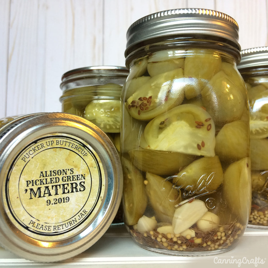 Garden 2019: Pickled Green Tomatoes | CanningCrafts.com