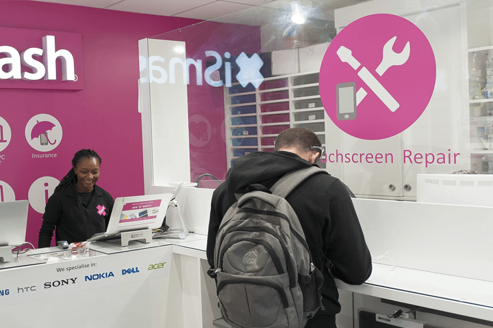 Our phone repair store in Victoria Station, London