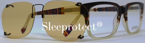 e Clips Blue Logic Sleep Protect Clip-On Glasses