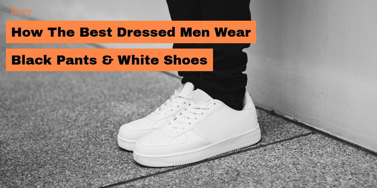 black white shoes mens