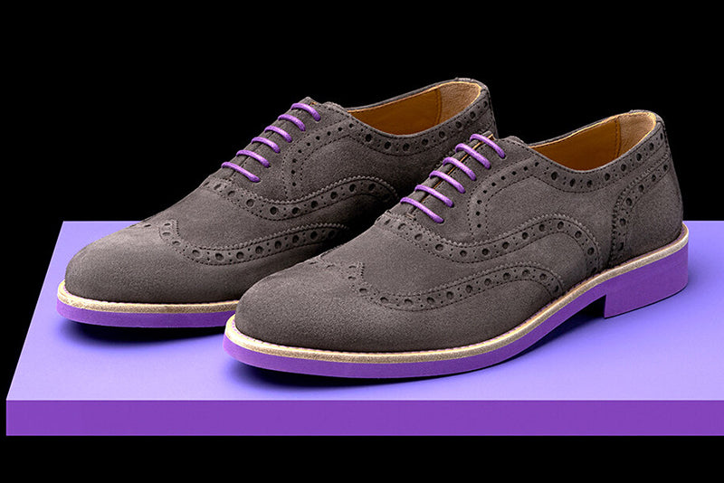 suede wingtip shoes