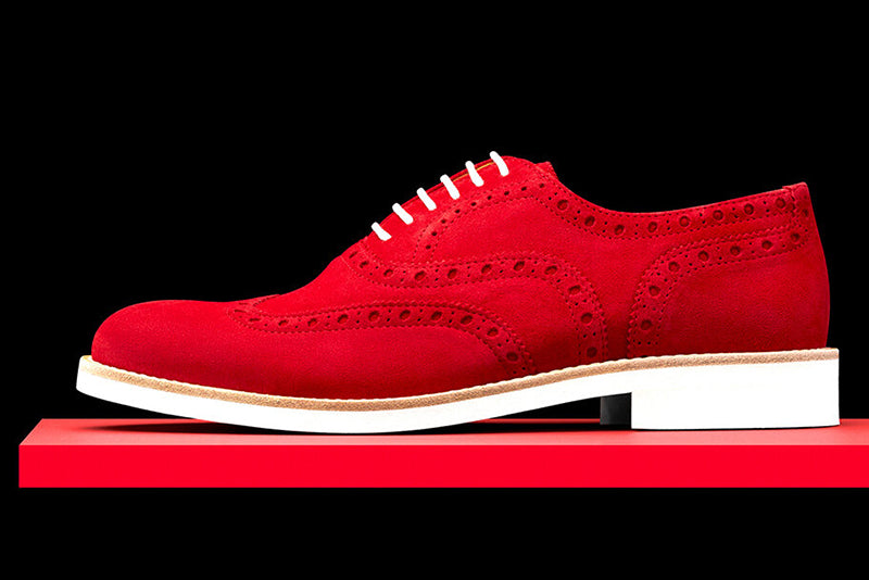 red suede shoes mens
