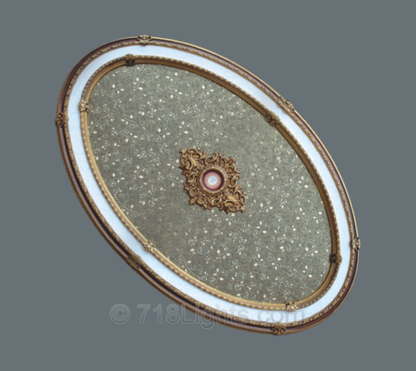 Oval Ceiling Medallion Oval9014 S 202