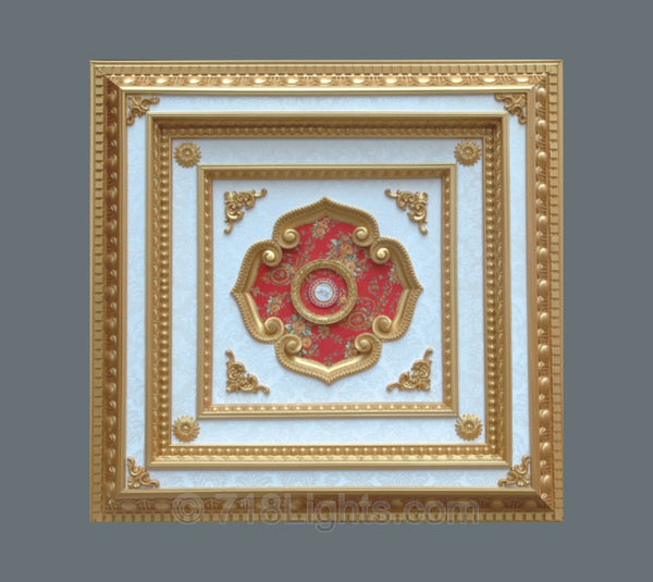 Square Ceiling Medallion Square 3s 217