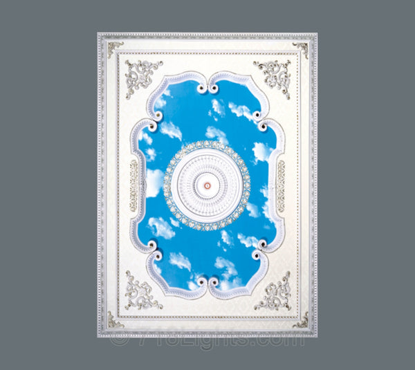 Rectangle Ceiling Medallion Rectangle W 022