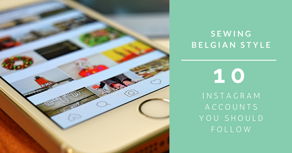 10 Belgian sewing instagram accounts to follow