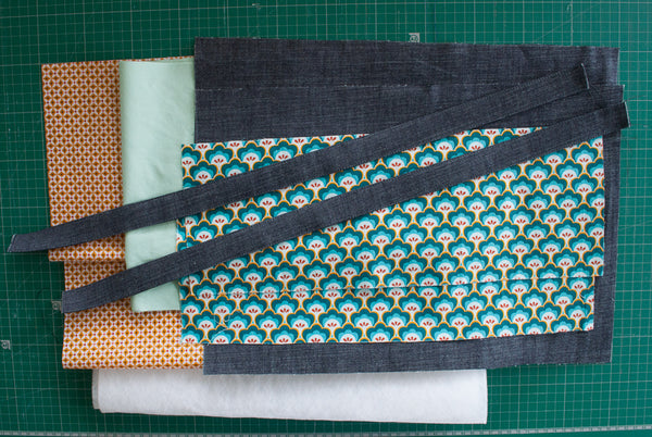 How to make an easy tote with laminated cotton lining - maaidesign blog