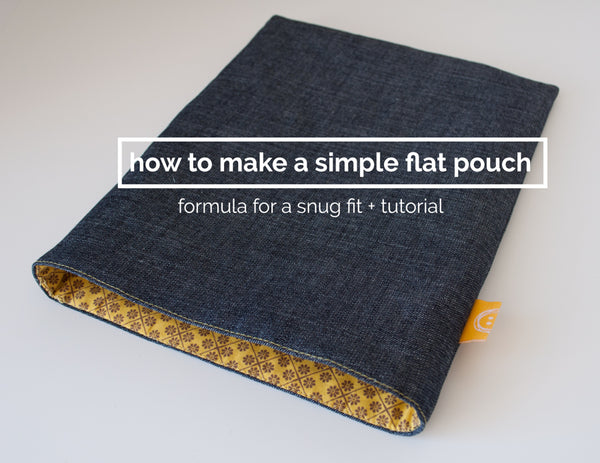 How to sew a pouch in any size - maaidesign blog