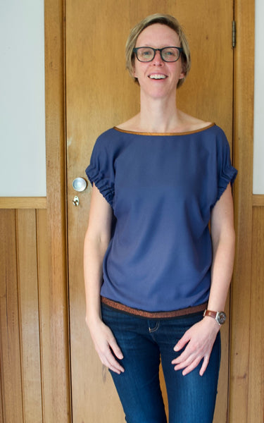 Frances top, sewing pattern by Fibre Mood, MaaiDesign Blog