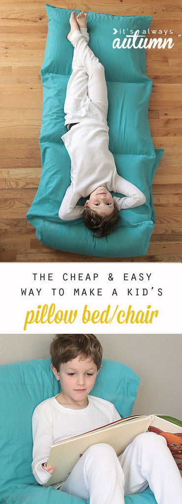 how to make a pillow case bed