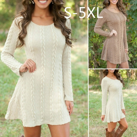 womens knit sweater dress