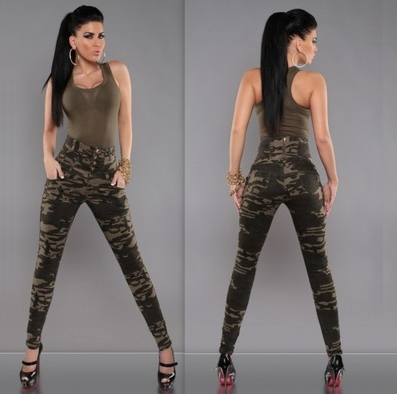 high waist army pants