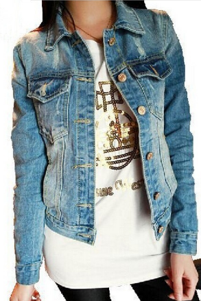 short jacket jeans