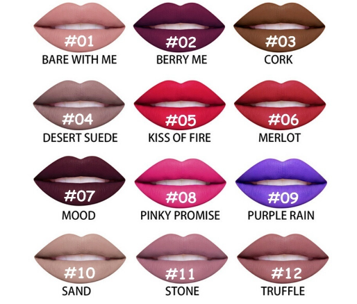 maroon color matte lipstick