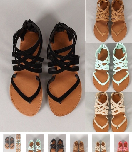 strappy casual sandals