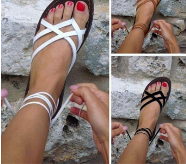 ladies strappy shoes