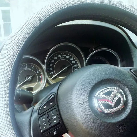 MAZDA Bedazzled Steering Wheel Cover