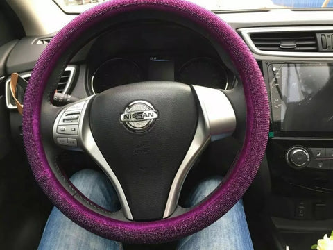 NISSAN Bedazzled Steering Wheel Cover