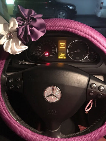 Purple Steering wheel cover 