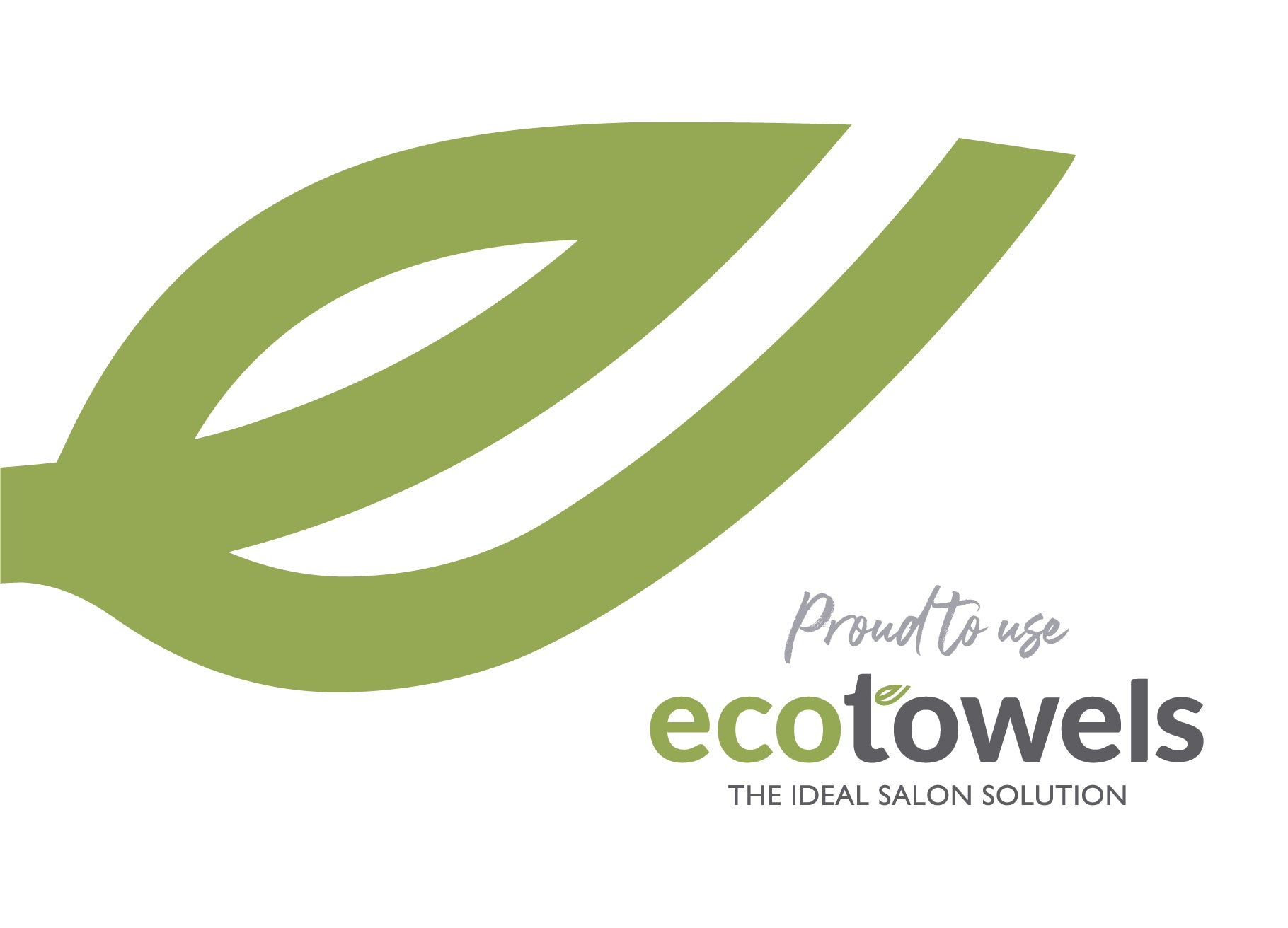 EcoTowels Proud to Use Sticker