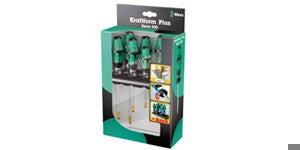 Wera 334/6 Rack Screwdriver set Kraftform Plus Lasertip + Rack PN 05105650006