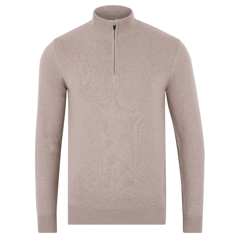 zip polo neck jumper