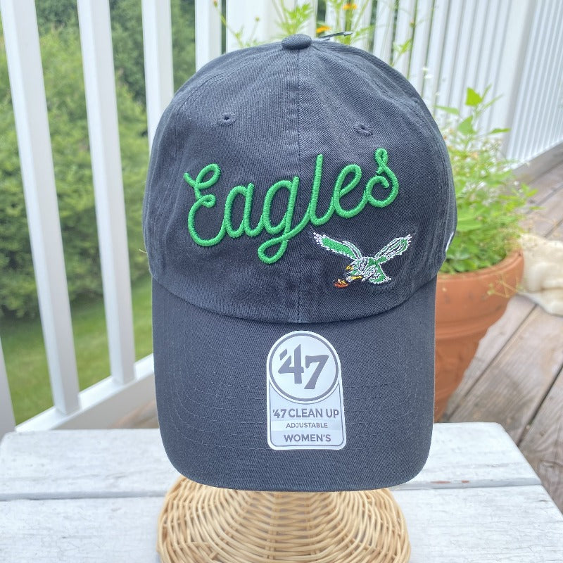 Philadelphia Eagles Kelly Green Cleanup hat with Vintage Logo - Shibe  Vintage Sports